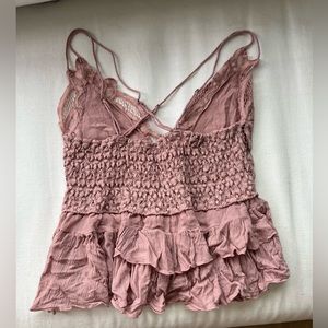 Free People Floral Top, used but still very good condition, very comfortable